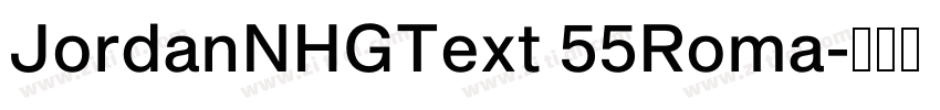 JordanNHGText 55Roma字体转换